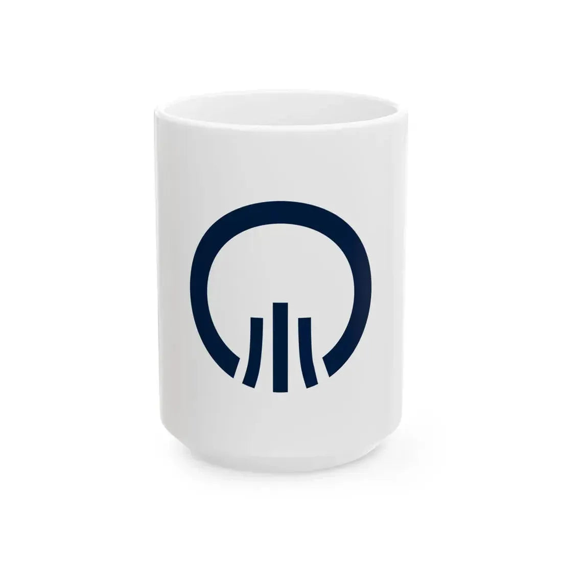 Flag of Ono Fukushima (Japan) White Coffee Mug 15oz - Go Mug Yourself