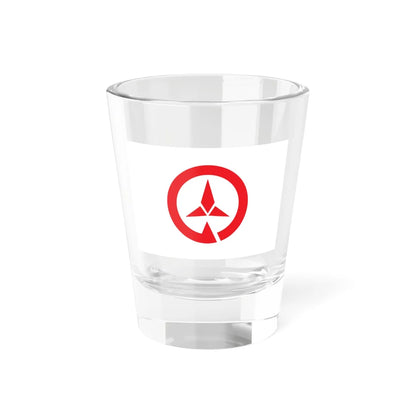 Flag of Ono Hyogo (Japan) Shot Glass 1.5oz 1.5oz - Go Mug Yourself