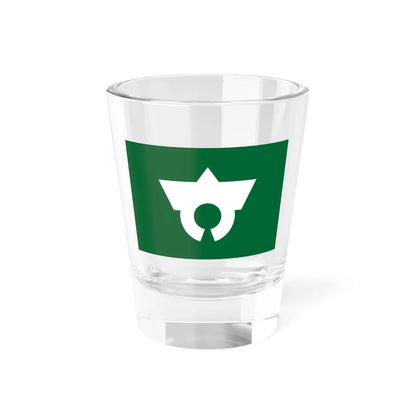 Flag of Ono Iwate 1977-2006 (Japan) Shot Glass 1.5oz 1.5oz - Go Mug Yourself