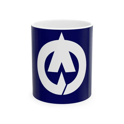 Flag of Onohara Kagawa 1970-2005 (Japan) White Coffee Mug 11oz - Go Mug Yourself