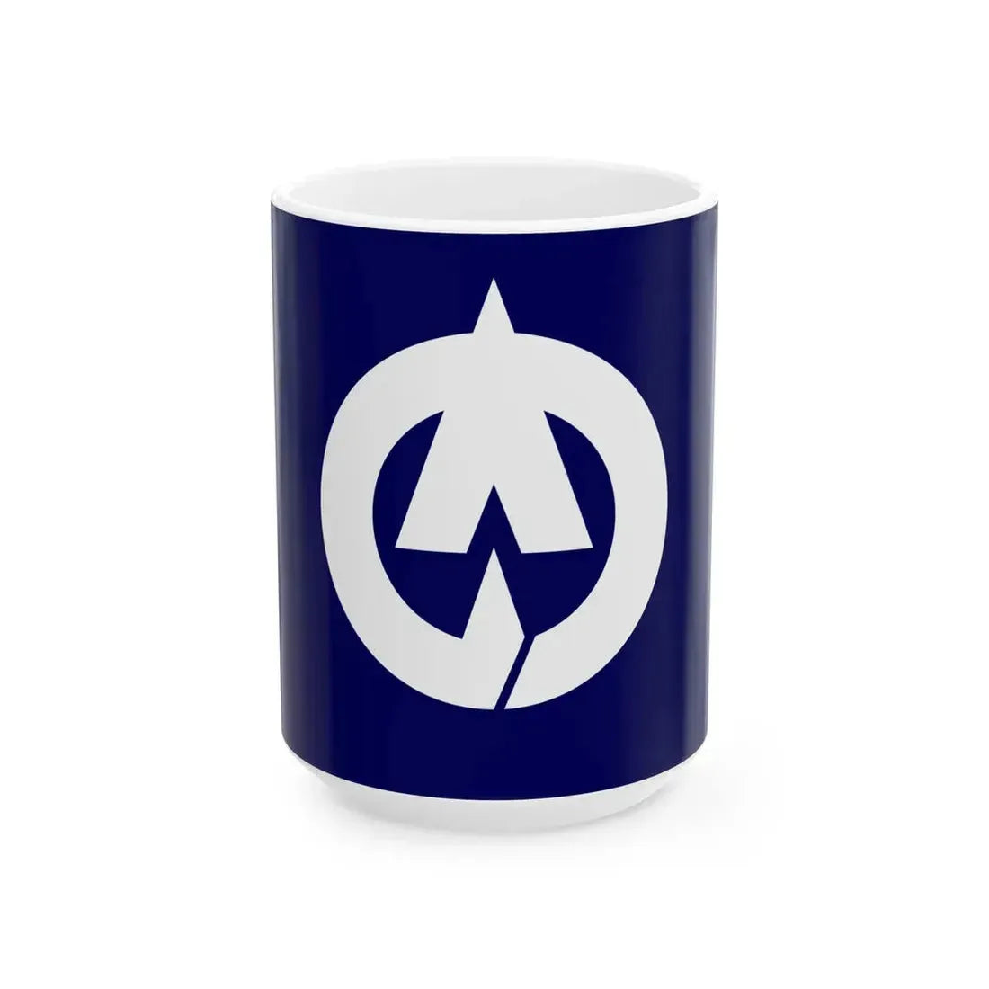 Flag of Onohara Kagawa 1970-2005 (Japan) White Coffee Mug 15oz - Go Mug Yourself