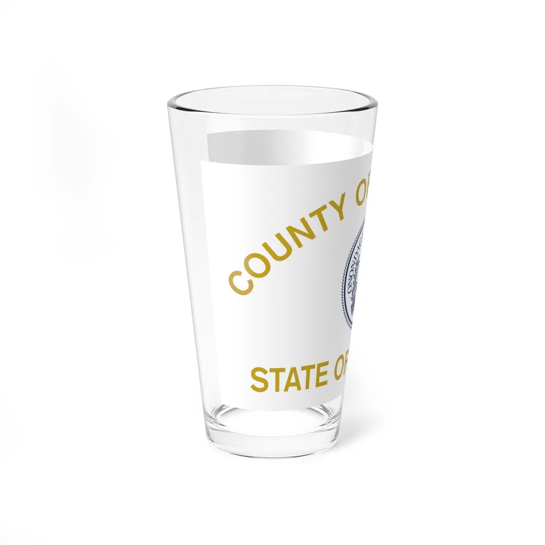 Flag of Onondaga County New York (United States) Pint Glass 16oz - Go Mug Yourself