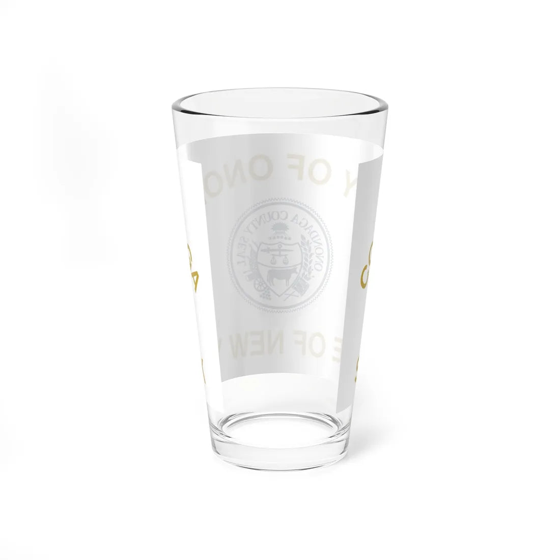 Flag of Onondaga County New York (United States) Pint Glass 16oz - Go Mug Yourself
