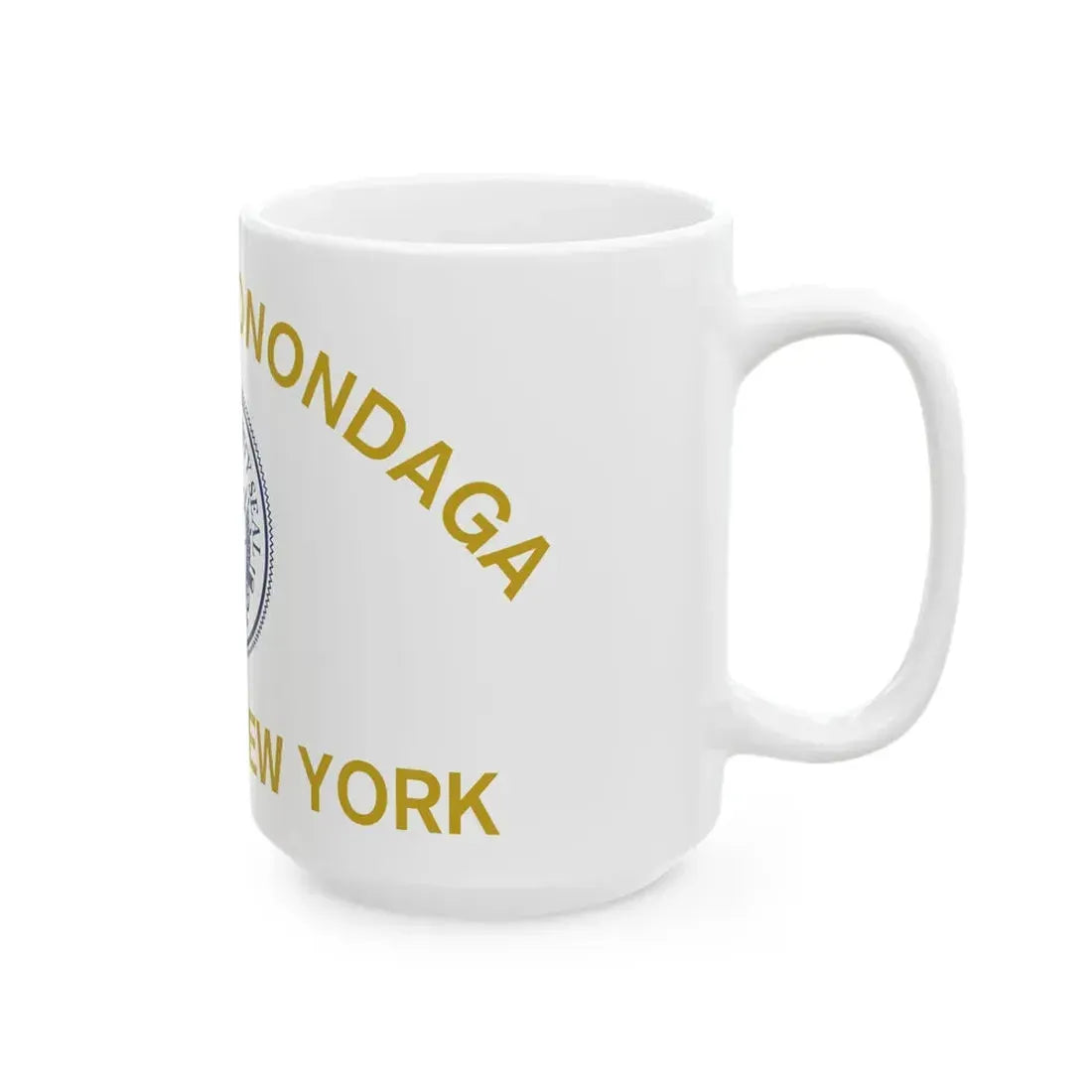 Flag of Onondaga County New York (United States) White Coffee Mug - Go Mug Yourself