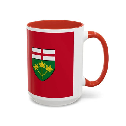 Flag of Ontario Canada - Accent Coffee Mug - Go Mug Yourself
