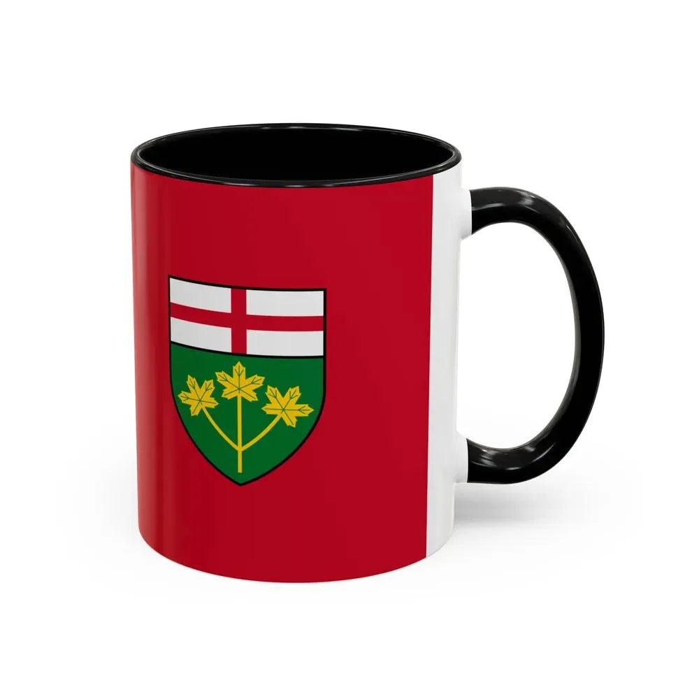 Flag of Ontario Canada - Accent Coffee Mug - Go Mug Yourself