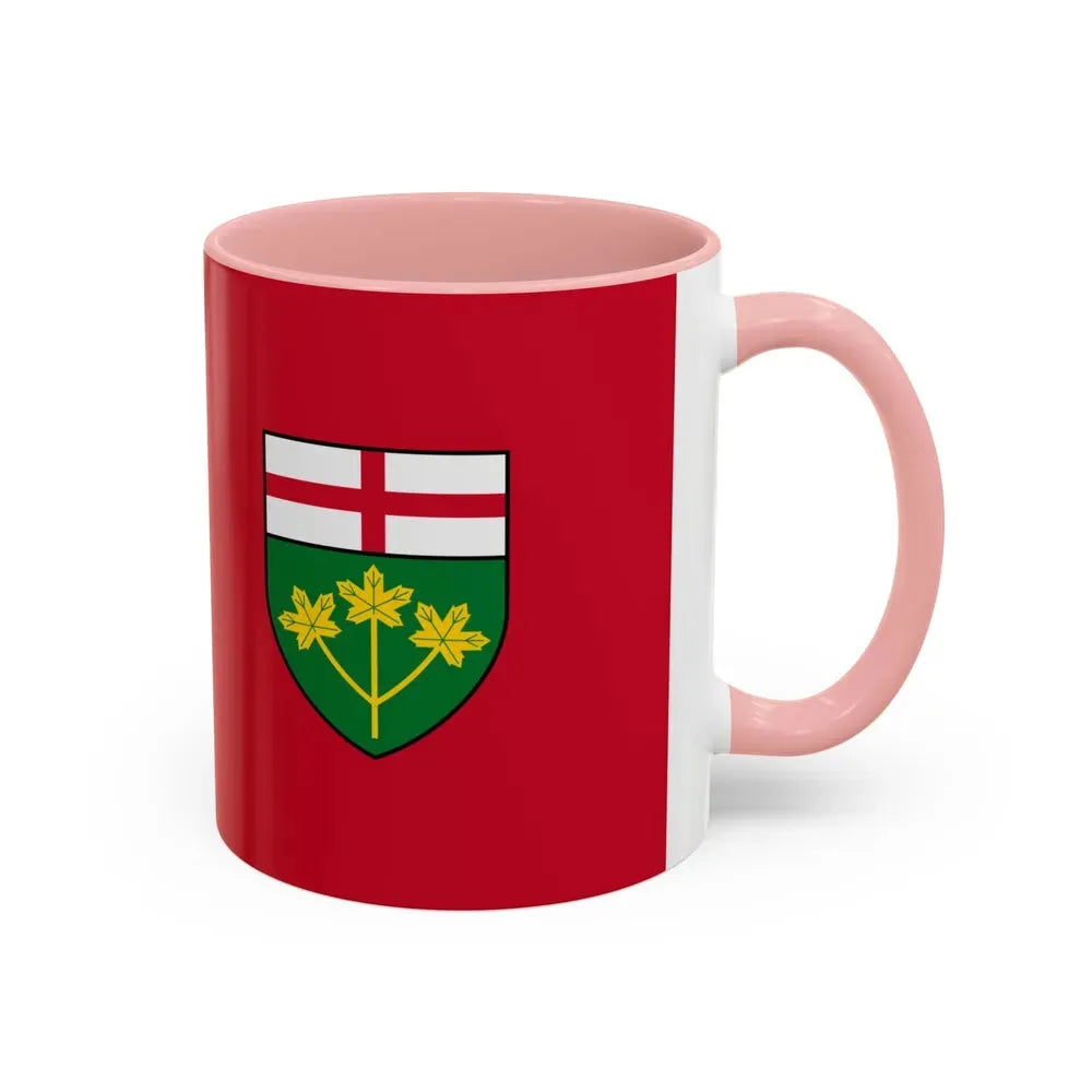 Flag of Ontario Canada - Accent Coffee Mug - Go Mug Yourself