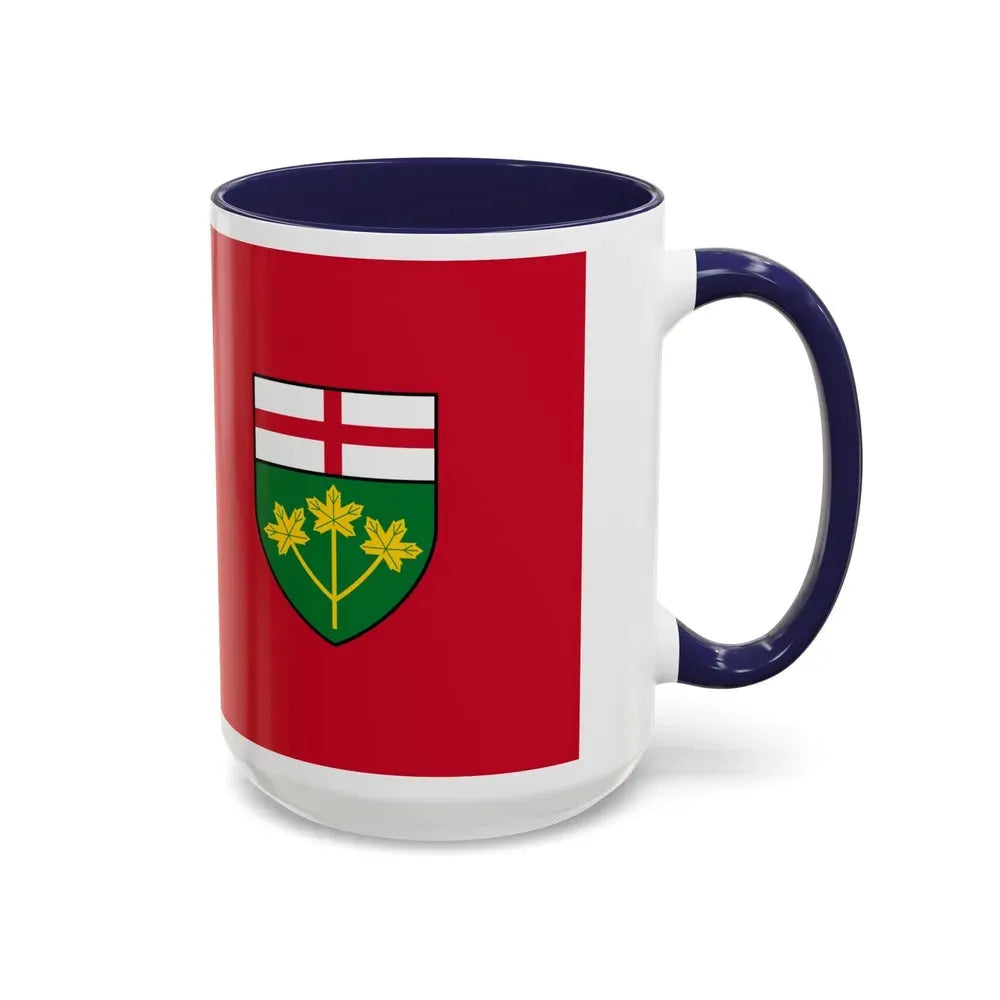 Flag of Ontario Canada - Accent Coffee Mug - Go Mug Yourself