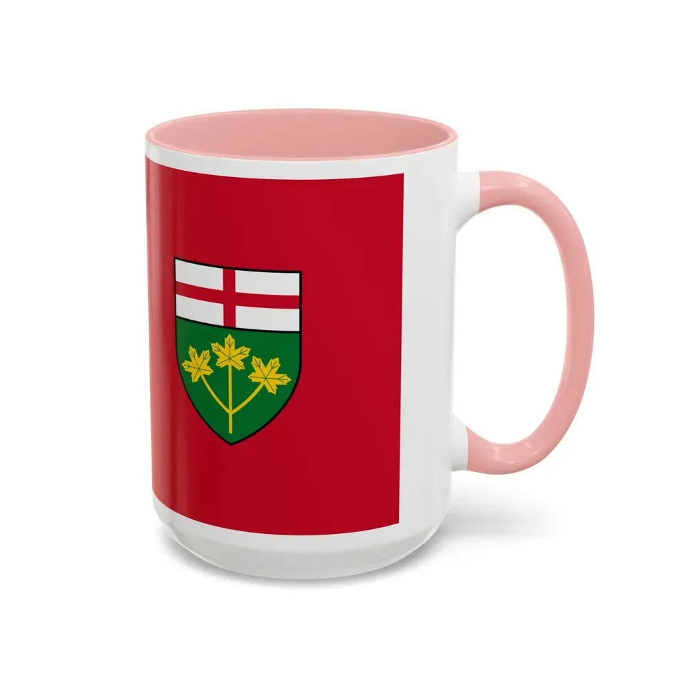 Flag of Ontario Canada - Accent Coffee Mug - Go Mug Yourself