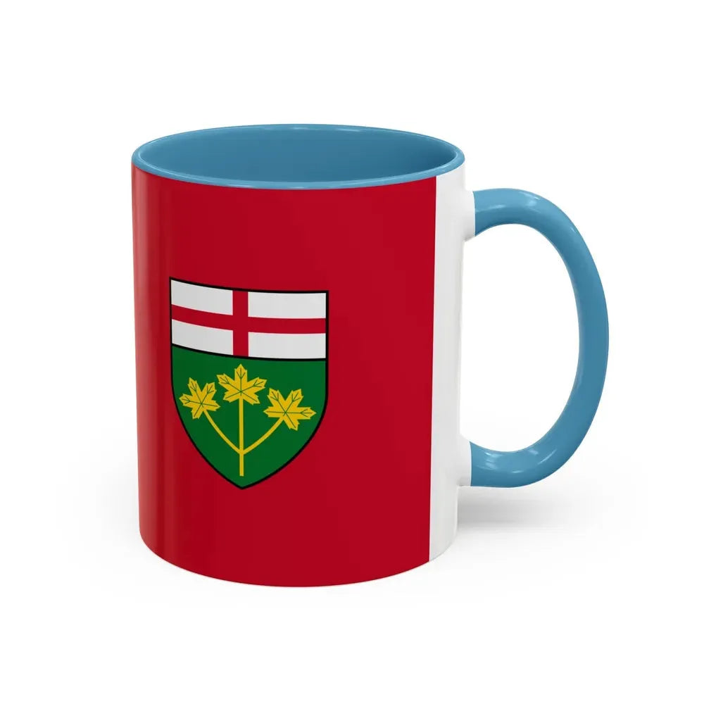 Flag of Ontario Canada - Accent Coffee Mug - Go Mug Yourself