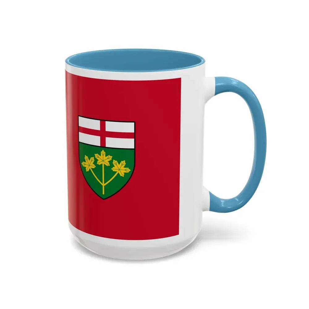 Flag of Ontario Canada - Accent Coffee Mug - Go Mug Yourself
