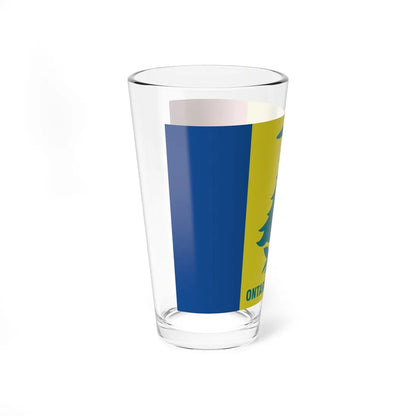 Flag of Ontario County New York (United States) Pint Glass 16oz - Go Mug Yourself