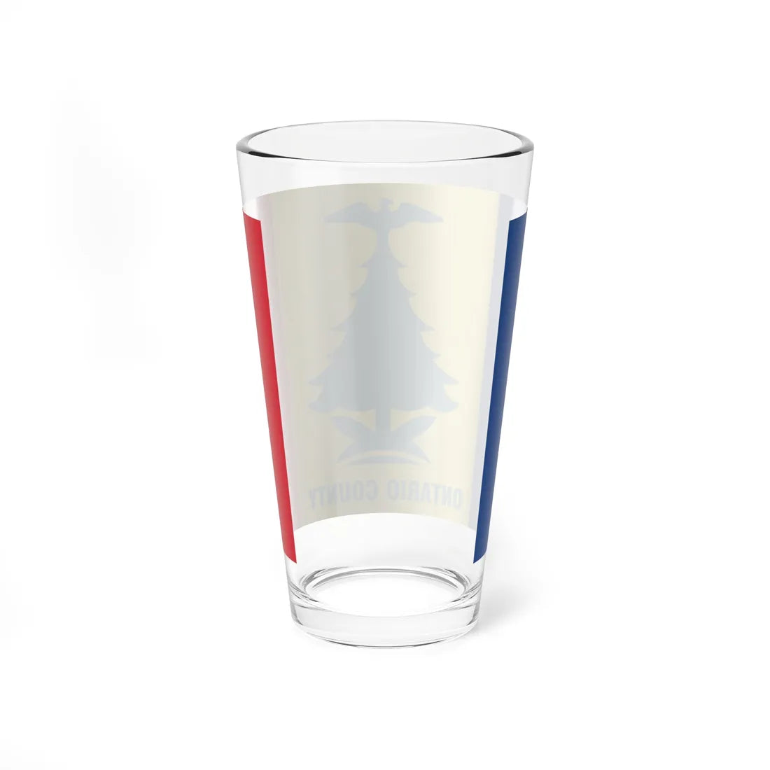 Flag of Ontario County New York (United States) Pint Glass 16oz - Go Mug Yourself