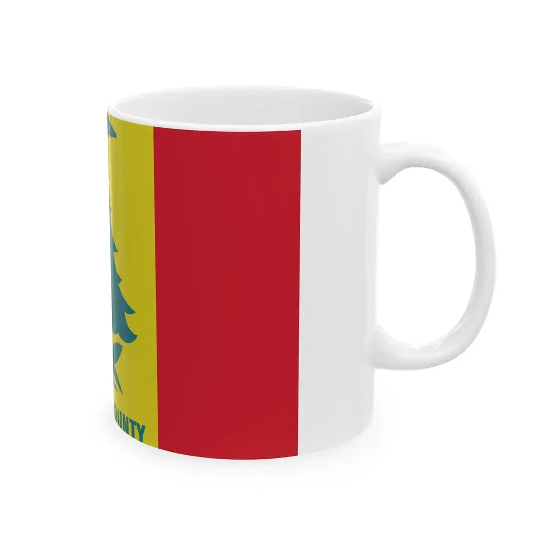 Flag of Ontario County New York (United States) White Coffee Mug - Go Mug Yourself