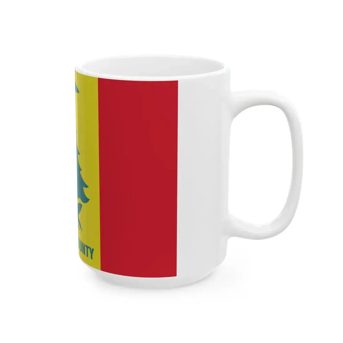 Flag of Ontario County New York (United States) White Coffee Mug - Go Mug Yourself