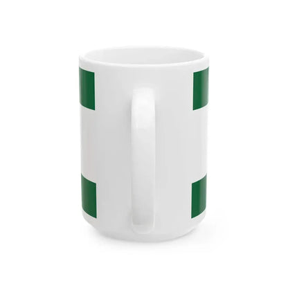 Flag of Ontario Green Ensign (Canada) White Coffee Mug - Go Mug Yourself