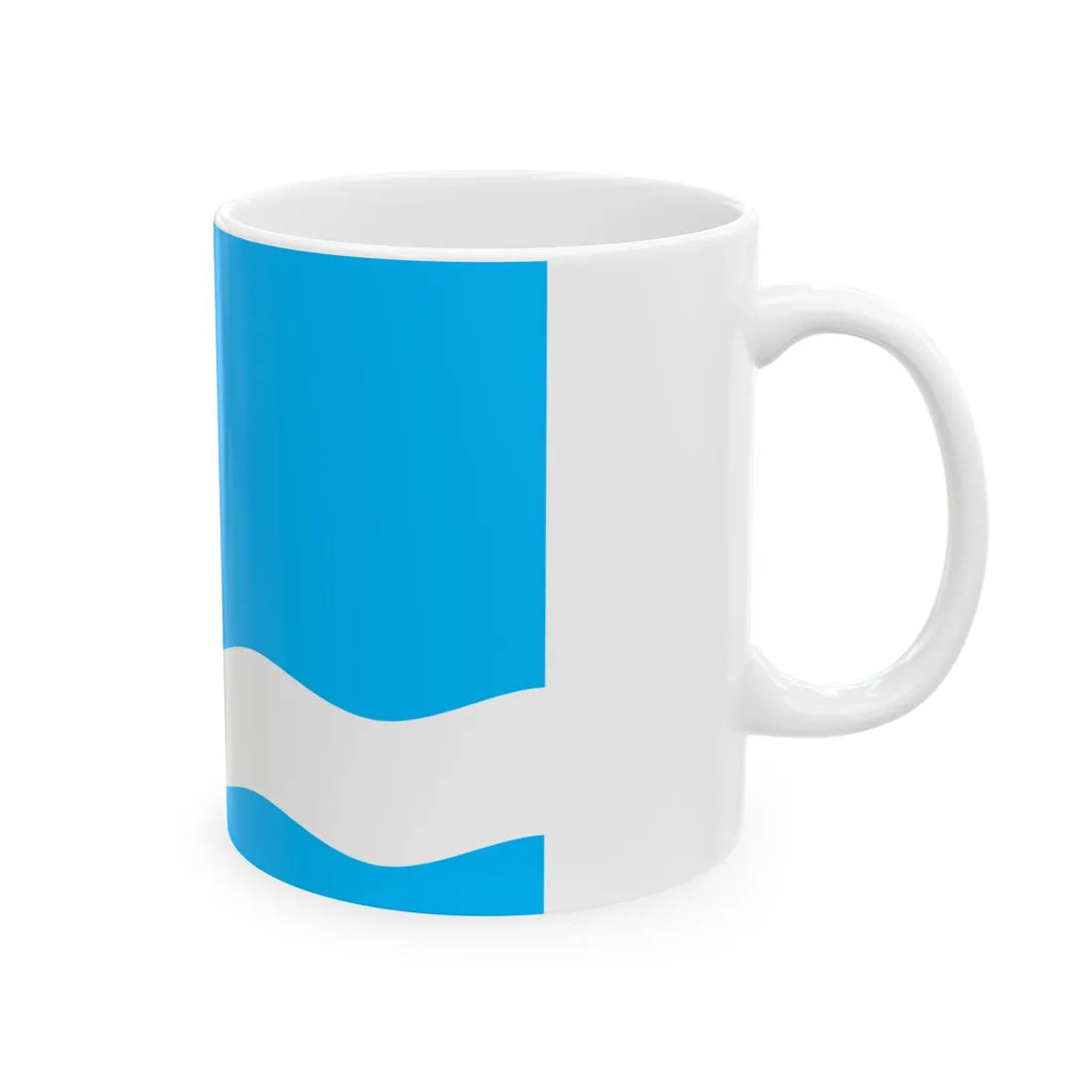 Flag of Onufriivka raion (Ukraine) White Coffee Mug - Go Mug Yourself