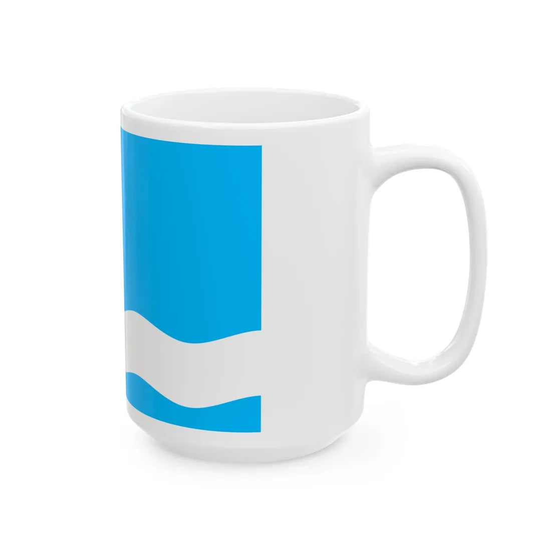 Flag of Onufriivka raion (Ukraine) White Coffee Mug - Go Mug Yourself