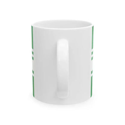 Flag of Oost-Vlaanderen (Belgium) White Coffee Mug - Go Mug Yourself