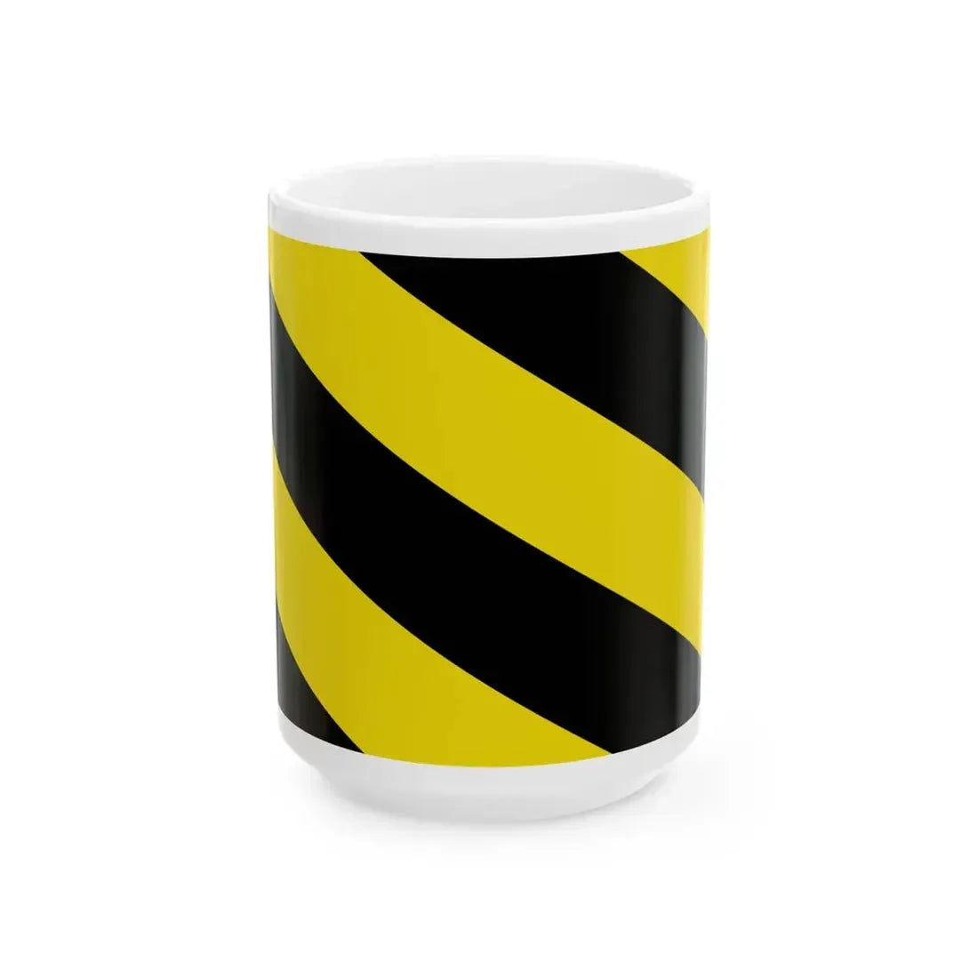 Flag of Oosterzele (Belgium) White Coffee Mug 15oz - Go Mug Yourself