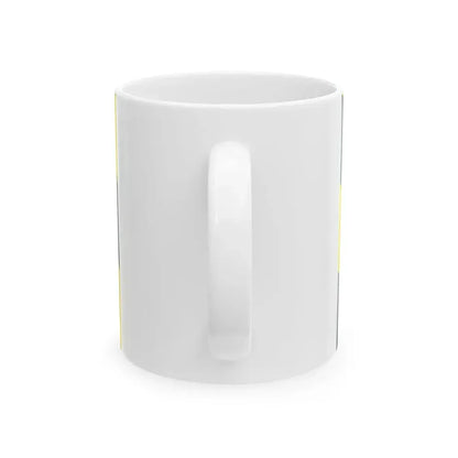 Flag of Oosterzele (Belgium) White Coffee Mug - Go Mug Yourself