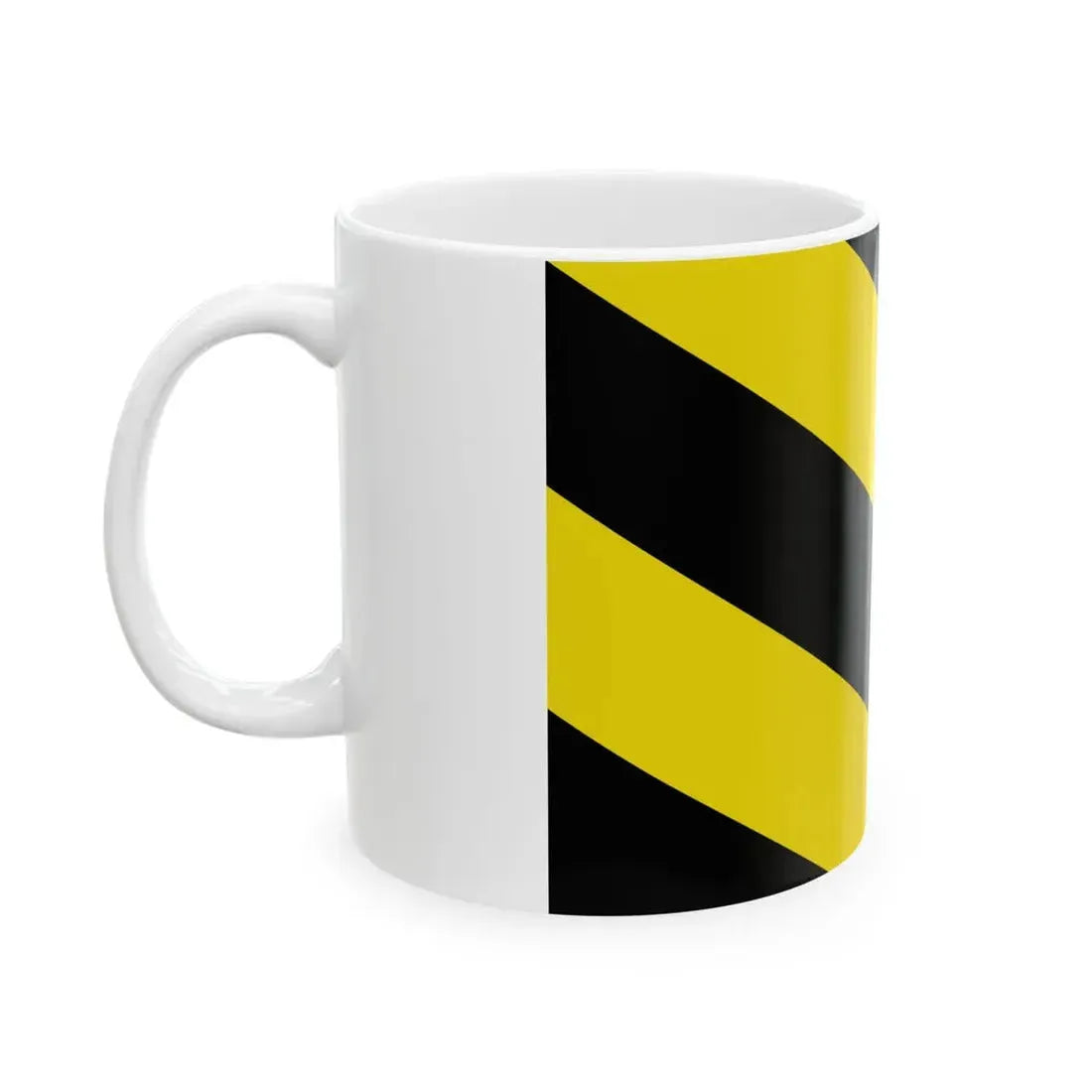 Flag of Oosterzele (Belgium) White Coffee Mug - Go Mug Yourself