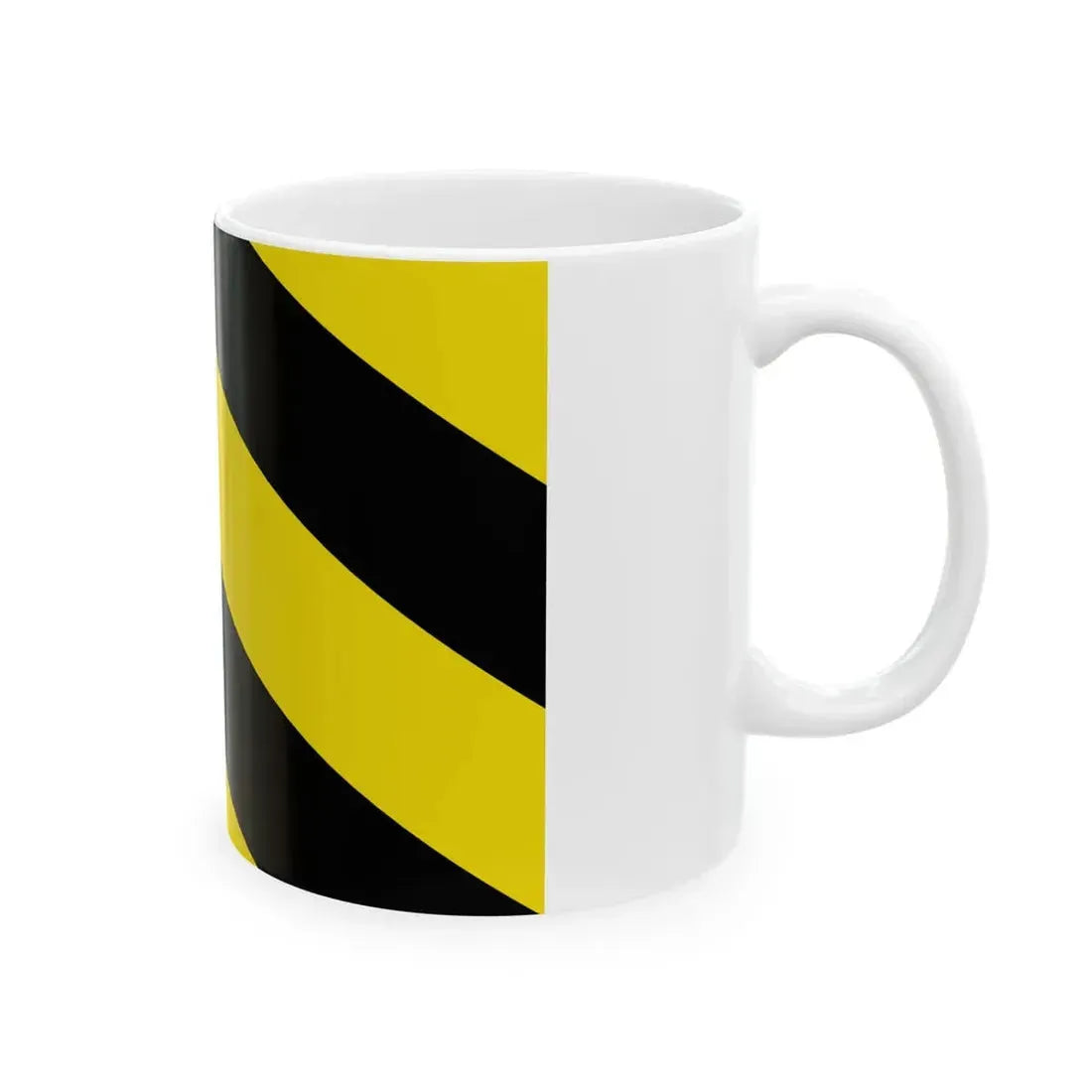 Flag of Oosterzele (Belgium) White Coffee Mug - Go Mug Yourself