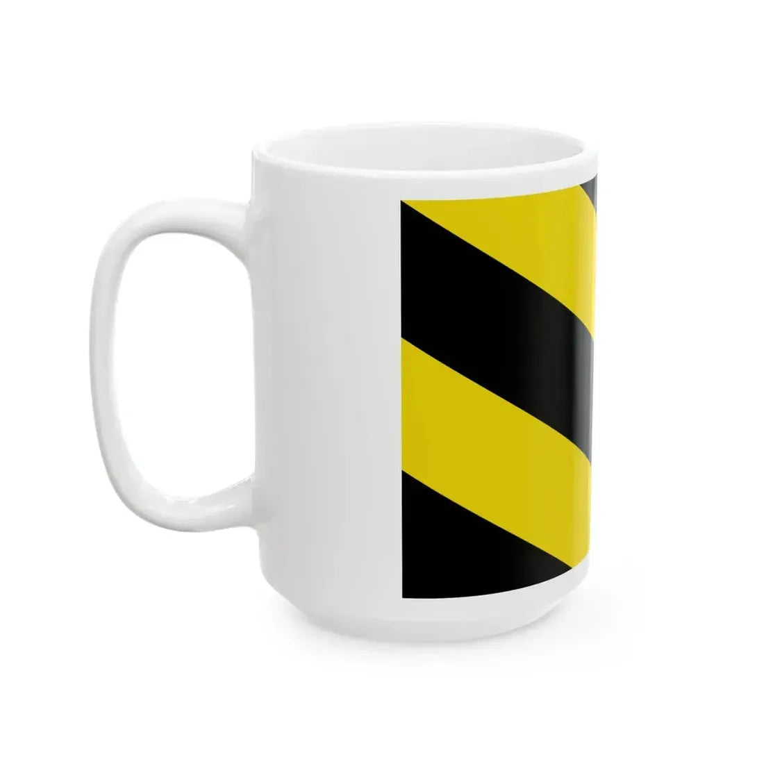 Flag of Oosterzele (Belgium) White Coffee Mug - Go Mug Yourself