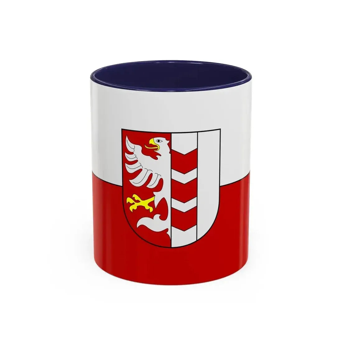 Flag of Opava Czech Republic - Accent Coffee Mug 11oz Navy - Go Mug Yourself