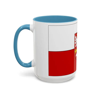 Flag of Opava Czech Republic - Accent Coffee Mug - Go Mug Yourself