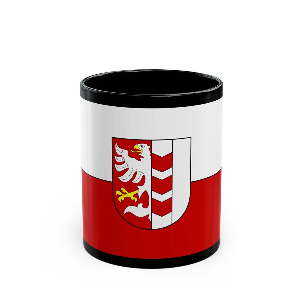 Flag of Opava Czech Republic - Black Coffee Mug-11oz-Go Mug Yourself