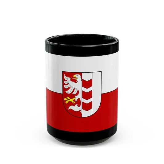 Flag of Opava Czech Republic - Black Coffee Mug 15oz - Go Mug Yourself