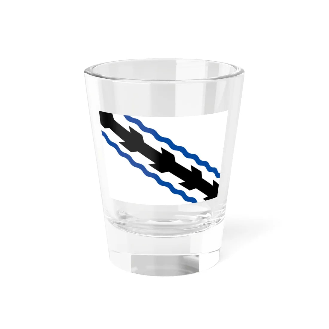 Flag of Opglabbeek (Belgium) Shot Glass 1.5oz 1.5oz - Go Mug Yourself