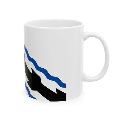 Flag of Opglabbeek (Belgium) White Coffee Mug - Go Mug Yourself