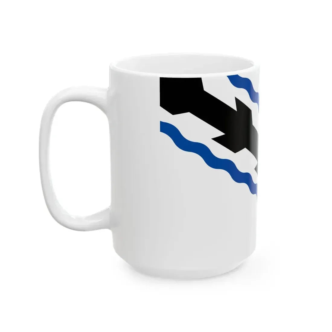 Flag of Opglabbeek (Belgium) White Coffee Mug - Go Mug Yourself
