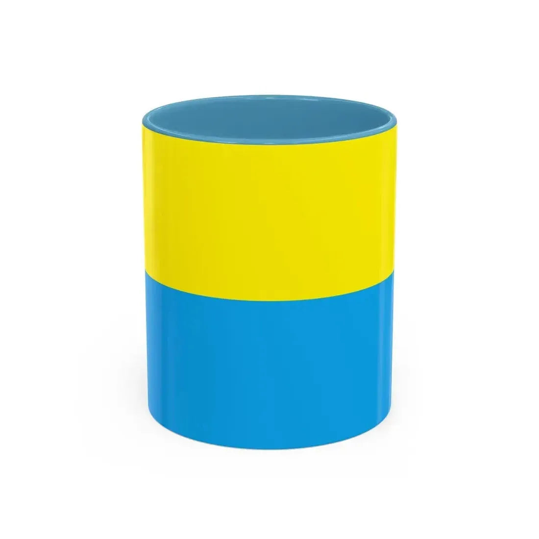 Flag of Opole Poland - Accent Coffee Mug 11oz Light Blue - Go Mug Yourself