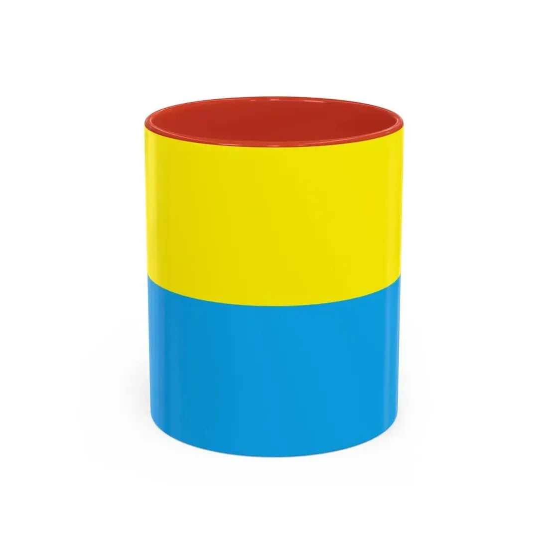 Flag of Opole Poland - Accent Coffee Mug 11oz Red - Go Mug Yourself