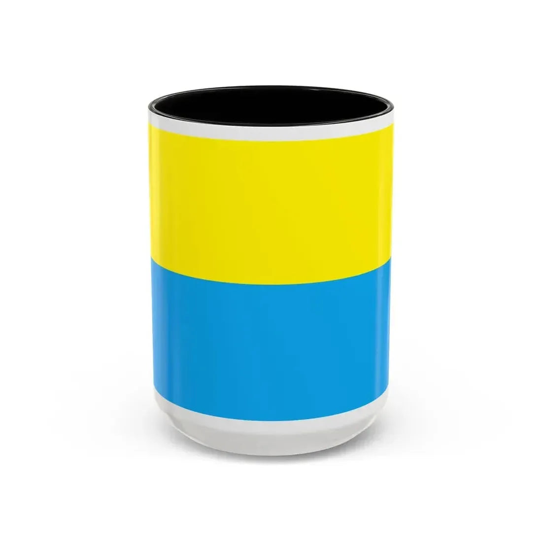 Flag of Opole Poland - Accent Coffee Mug 15oz Black - Go Mug Yourself