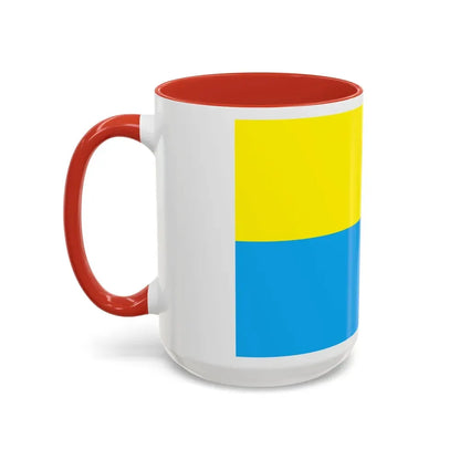 Flag of Opole Poland - Accent Coffee Mug - Go Mug Yourself