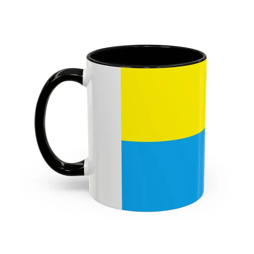 Flag of Opole Poland - Accent Coffee Mug - Go Mug Yourself