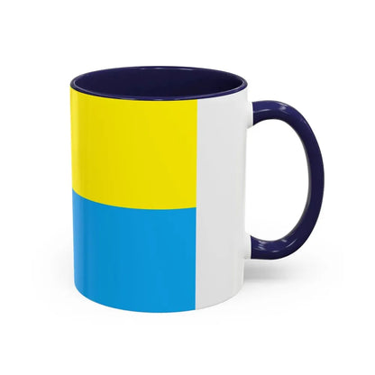 Flag of Opole Poland - Accent Coffee Mug - Go Mug Yourself