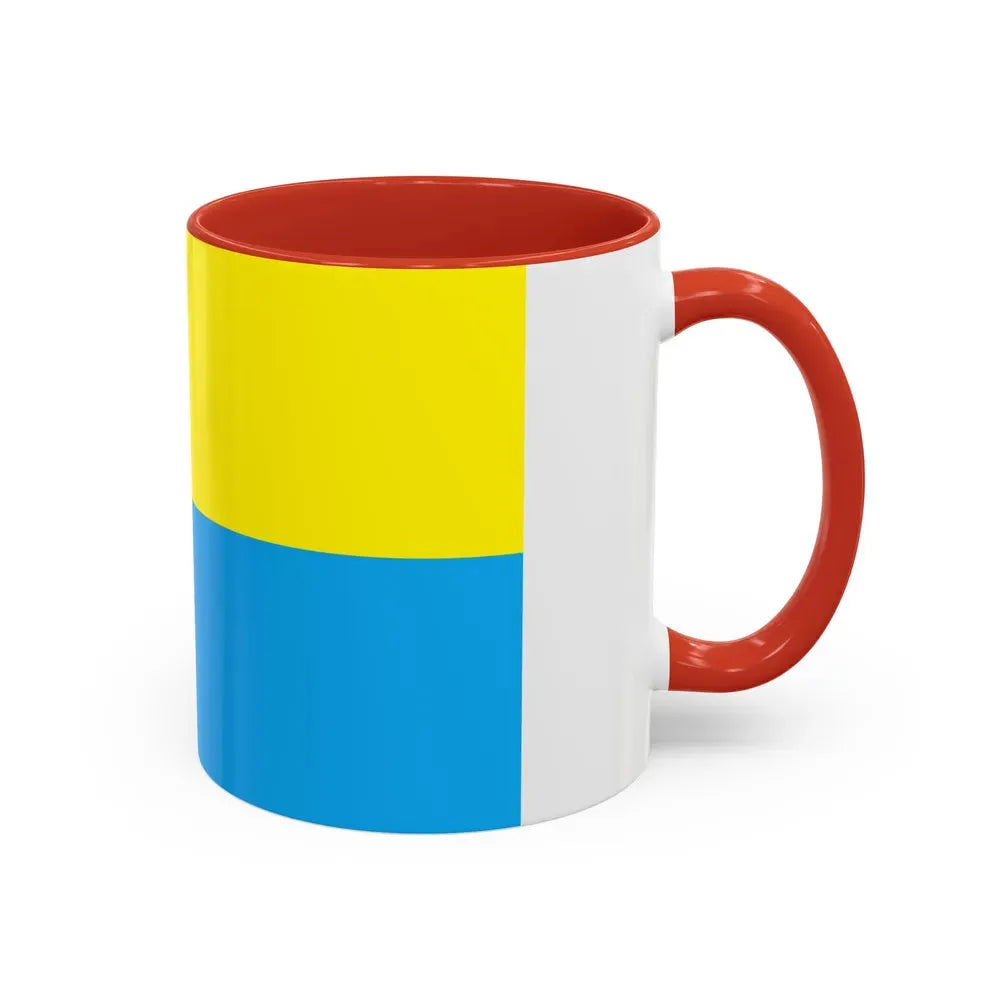 Flag of Opole Poland - Accent Coffee Mug - Go Mug Yourself