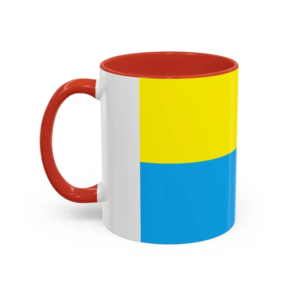 Flag of Opole Poland - Accent Coffee Mug - Go Mug Yourself