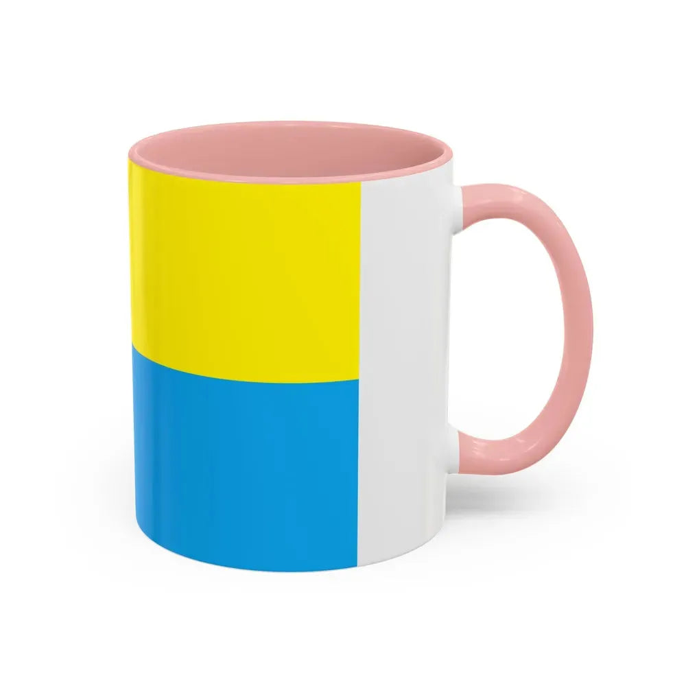 Flag of Opole Poland - Accent Coffee Mug - Go Mug Yourself