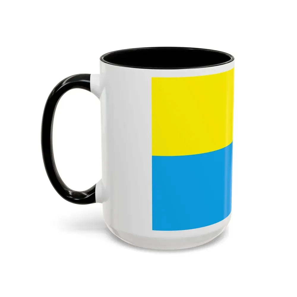Flag of Opole Poland - Accent Coffee Mug - Go Mug Yourself