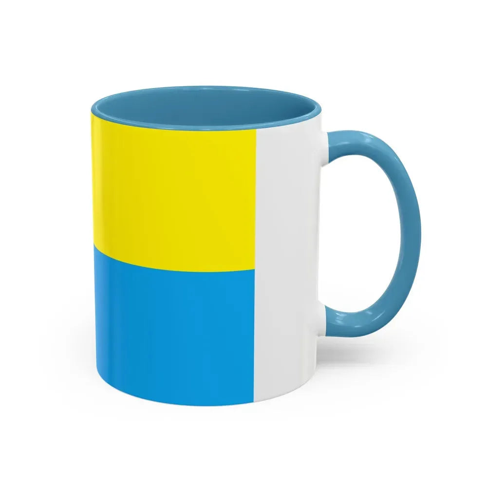 Flag of Opole Poland - Accent Coffee Mug - Go Mug Yourself