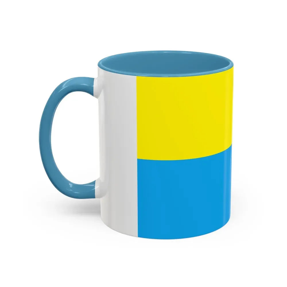 Flag of Opole Poland - Accent Coffee Mug - Go Mug Yourself
