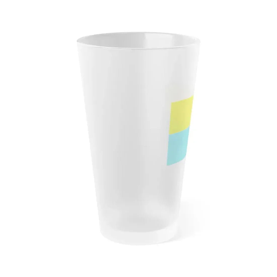 Flag of Opole Poland - Frosted Pint Glass 16oz - Go Mug Yourself