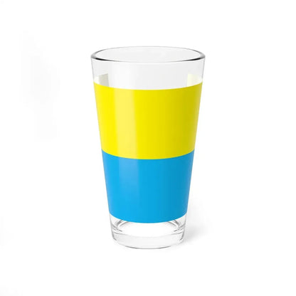 Flag of Opole Poland - Pint Glass 16oz 16oz - Go Mug Yourself
