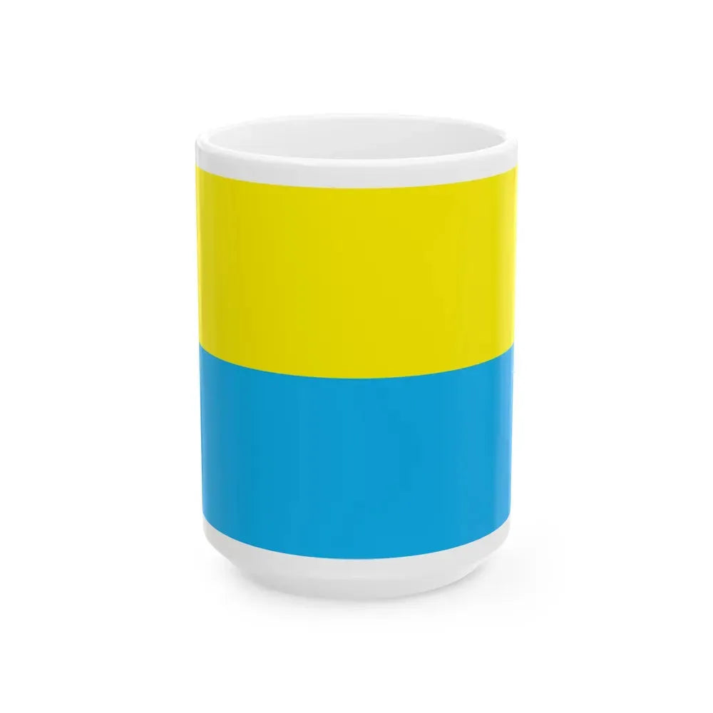 Flag of Opole Poland - White Coffee Mug 15oz - Go Mug Yourself